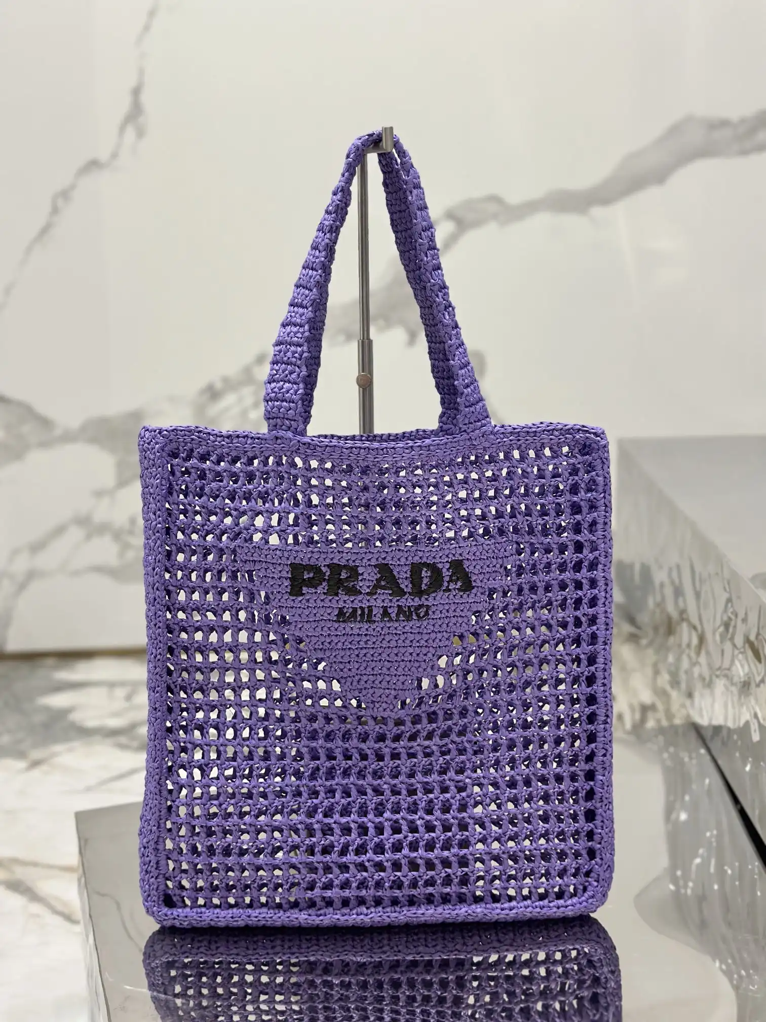 PRADA Crochet tote bag 0205